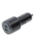 OtterBox Standard Car Charger, Black, 65W, 2x USB-C