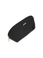 Parsa Beauty Trousse de toilette en similicuir noir 1 pièce