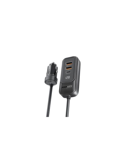Promate Chargeur de voiture GearHub-120 Watt