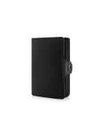 PURISTO KLIK MAGNET Slim Wallet, mit Münzfach XS, Black