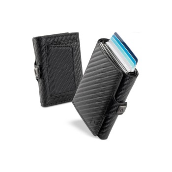 PURISTO KLIK XL Slim Wallet, Carbon