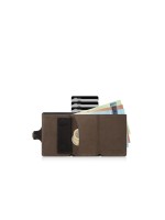 Puristo Vintage 7s Magnet Slim en cuir marron