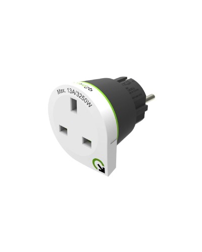 Q2Power Pays Adaptateur de voyage UK-EU