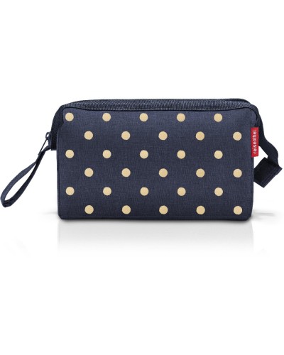 Reisenthel Trousse de toilette Travelcosmetic Metallic Dots Blue