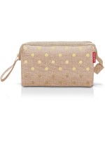 Reisenthel Necessaire travelcosmetic, metallic dots coffee