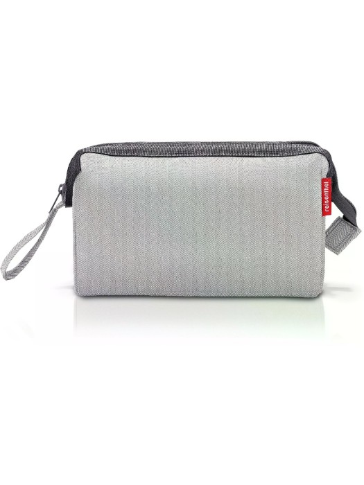 Reisenthel Trousse de toilette Travelcosmetic Herringbone grey