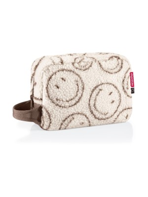 Reisenthel Trousse de toilette Cosmeticpouch M Smiley Teddy Chocolate Reisenthel Trousse de toilette Cosmeticpouch M Smiley Teddy Chocolate