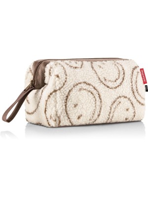 Reisenthel Trousse de toilette Travelcosmetic Smiley Teddy Chocolate Reisenthel Trousse de toilette Travelcosmetic Smiley Teddy Chocolate