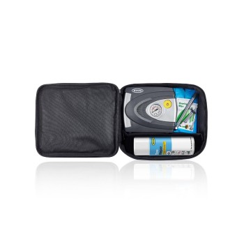 Notfall Reifenreparatur-Kit, 400 ml Dichtmittel / 12 Volt Kompressor Notfall Reifenreparatur-Kit, 400 ml Dichtmittel / 12 Volt Kompressor