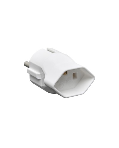 Schönenberger Adaptateur de voyage CH – Schuko, Blanc