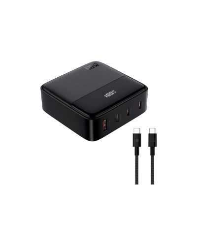 Schönenberger Desktop USB-Charger 100W GaN, Out: USB-C1/ C2/ C3: 100W PD