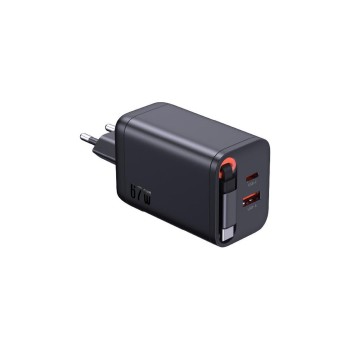 Schönenberger Chargeur mural USB Sortie: USB-C / USB-A: 67W PD, noir