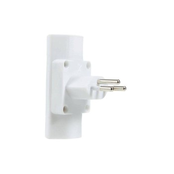 Schönenberger Abzweigstecker 2x T13 weiss, vertikal, mit Kinderschutz Schönenberger Abzweigstecker 2x T13 weiss, vertikal, mit Kinderschutz