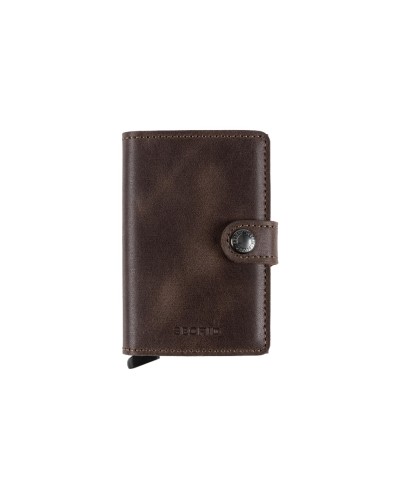 SECRID Portefeuille Miniwallet Vintage Chocolate