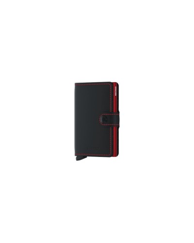 SECRID Miniwallet, Matte black red