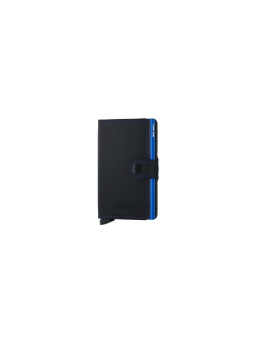 SECRID Portefeuille Mini portefeuille Bleu noir mat