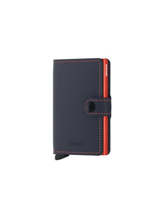 SECRID Portefeuille Mini portefeuille Matte Nightblue Orange