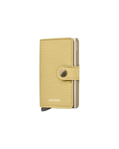 SECRID Portefeuille Mini portefeuille Pebble Butter Jaune