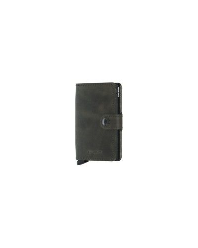 SECRID Portefeuille Miniwallet Noir olive vintage