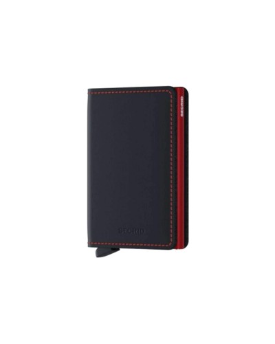 Secrid Slimwallet Matte Black Red, Matte Black Red