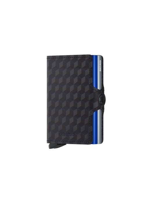 SECRID Portefeuille Twinwallet Bleu titane optique