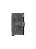 SECRID Portefeuille Miniwallet Vintage Gris-noir