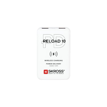 SKROSS RELOAD 10 PD Qi Power Bank, 10'000 mAh, USB A 2A, USB C 2A, 5 / 9V SKROSS RELOAD 10 PD Qi Power Bank, 10'000 mAh, USB A 2A, USB C 2A, 5 / 9V