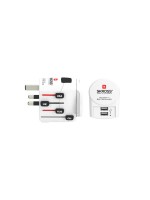 SKROSS Adaptateur de voyage international PRO+ 2x USB