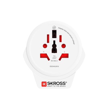 SKROSS Adaptateur de voyage World – UK avec chargeur USB SKROSS Adaptateur de voyage World – UK avec chargeur USB