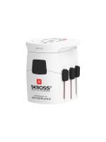 SKROSS World Adapter PRO Light-World o.CH/I, 2+3 polige Geräte, Muli-Länder Aufsatz