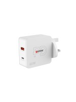 SKROSS Chargeur mural USB Multipower Combo+, UK, 48 W, Blanc