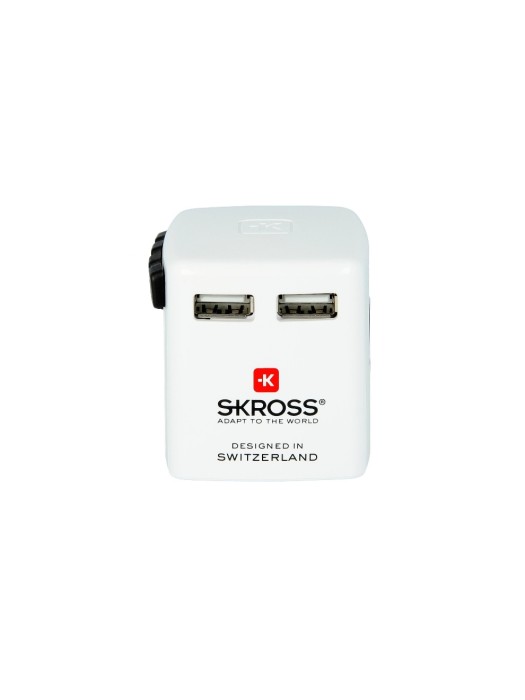 SKROSS Alimentation de voyage World Dual USB Charger