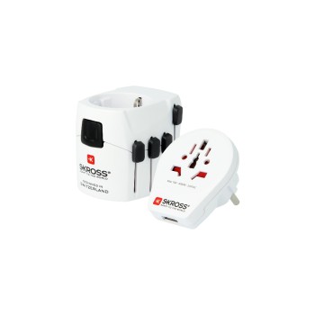 SKROSS Adaptateur de voyage international PRO World & USB SKROSS Adaptateur de voyage international PRO World & USB