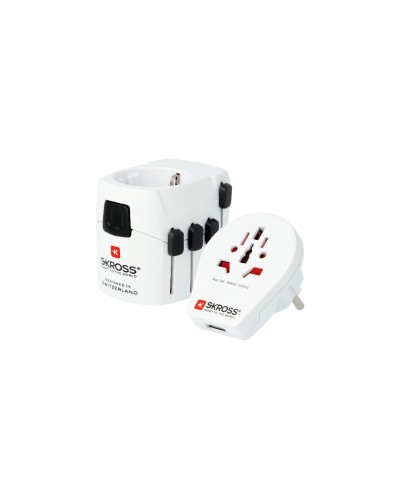 SKROSS Adaptateur de voyage international PRO World & USB