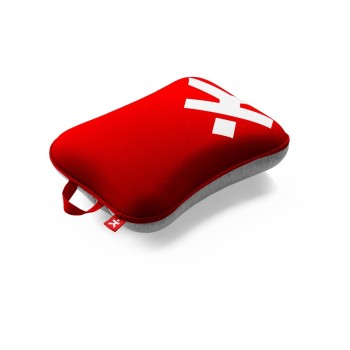 Skross Reisekissen, Travel Pillow, red - white K Skross Reisekissen, Travel Pillow, red - white K