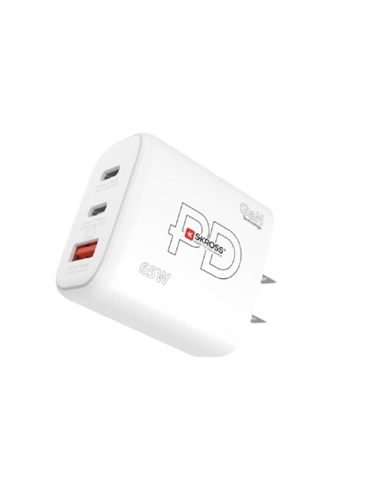 SKROSS Chargeur mural USB Chargeur de puissance 65W, GaN US