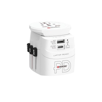 SKROSS Adaptateur de voyage Pro Light, 1 x USB-A et C SKROSS Adaptateur de voyage Pro Light, 1 x USB-A et C