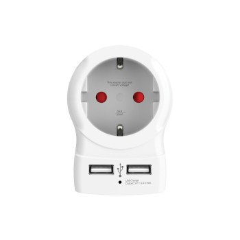 SKROSS Adaptateur de voyage Country Europe / Europe, USB SKROSS Adaptateur de voyage Country Europe / Europe, USB