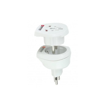 Adaptateur de voyage SKROSS Combo World to Swiss, 2 et 3 pôles Adaptateur de voyage SKROSS Combo World to Swiss, 2 et 3 pôles
