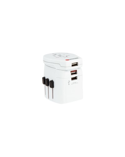 SKROSS World-Reiseadapter, 3x USB, 3-polig, USB