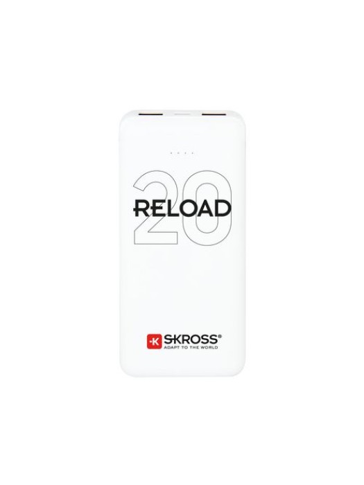 SKROSS RELOAD 20 Power Bank + Buzz Cable, 20000 mAh, 2x2A, max. 2.4A