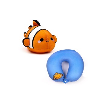 Plüsch-Reisekissen Clownfisch 2 in 1 Plüsch-Reisekissen Clownfisch 2 in 1
