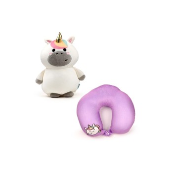 Plüsch-Reisekissen Einhorn 2 in 1 Plüsch-Reisekissen Einhorn 2 in 1