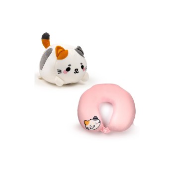 Plüsch-Reisekissen Katze 2 in 1 Plüsch-Reisekissen Katze 2 in 1