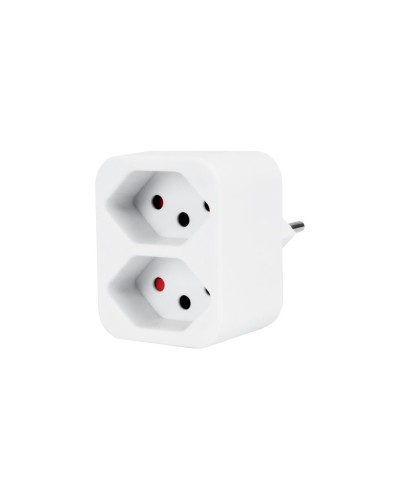 STEFFEN Adaptateur multiple 2x T13, Blanc