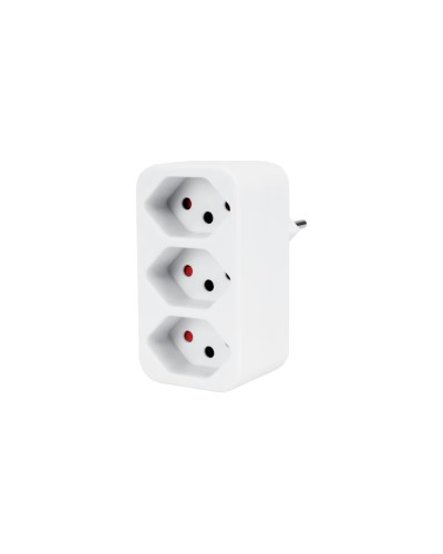 STEFFEN Adaptateur multiple 3x T13, Blanc