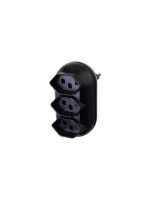 Steffen Mehrfachadapter STRONG 3xT23, black 