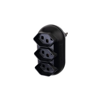 Ehmann Connecteur multiple Strong 3x T23, Noir Ehmann Connecteur multiple Strong 3x T23, Noir