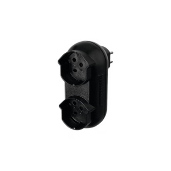 Ehmann Connecteur multiple Strong 2x T15, Noir Ehmann Connecteur multiple Strong 2x T15, Noir