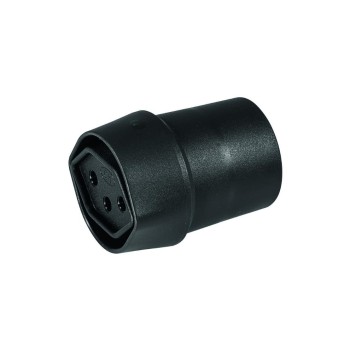 Fixadapter sw CH-D T12 auf SCHUKO IP20, 3-polig black  Fixadapter sw CH-D T12 auf SCHUKO IP20, 3-polig black